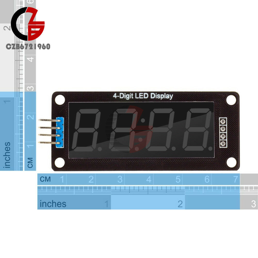 Red 0.56 Inch TM1637 4-Bits Digital LED Display Clock Tube Display for Arduino