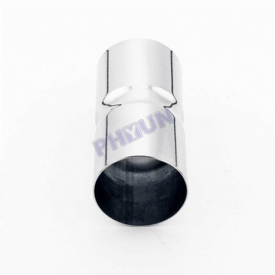 2.25" ID to 2.25" OD Car Truck Exhaust Pipe Connector Reducer Adapter Chrome