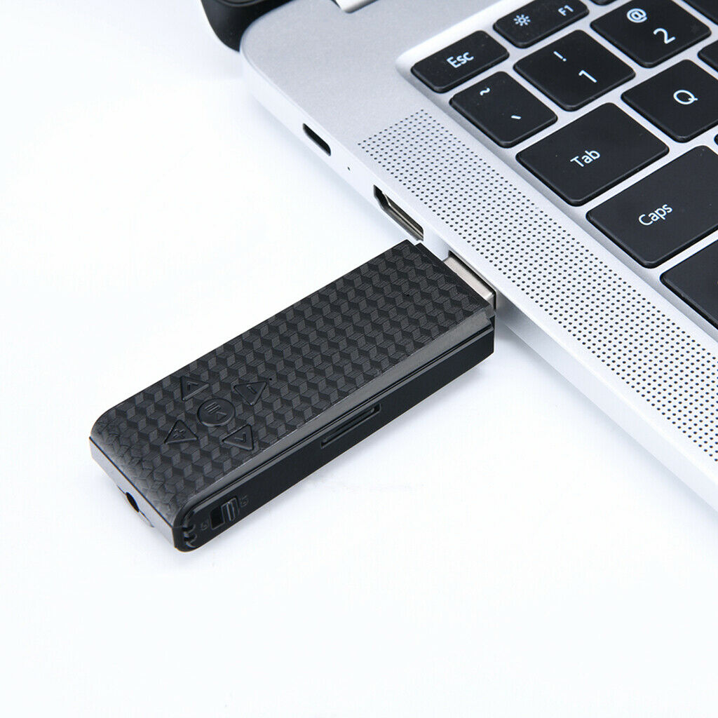 Mini USB Voice Activated Audio Dictaphone Recorder for Interviews Meetings