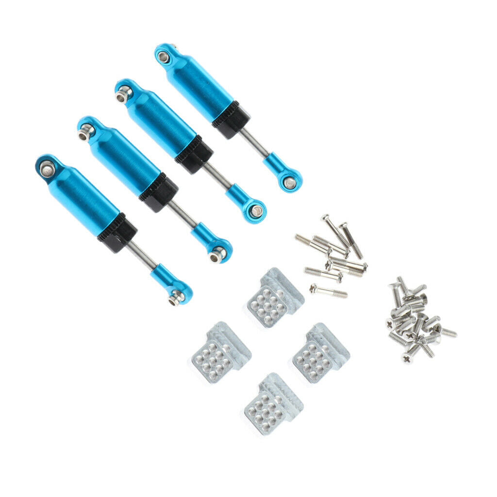 Metal Shocks Absorber and Steering Linkages Set for WPL C14 C24 1/16 Truck
