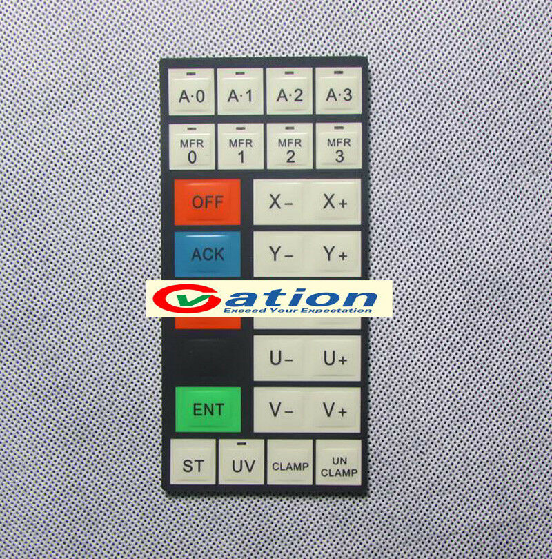 Operating Membrane Overlay for Sodick EDM machine Pendant handheld control V2-B#
