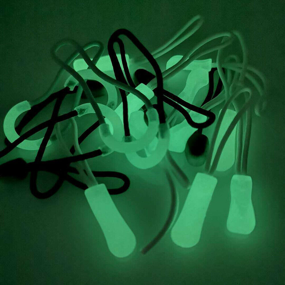 25X 3# Zipper Slider Head Pull Glow in the Dark Replacement Repair Garment Bag