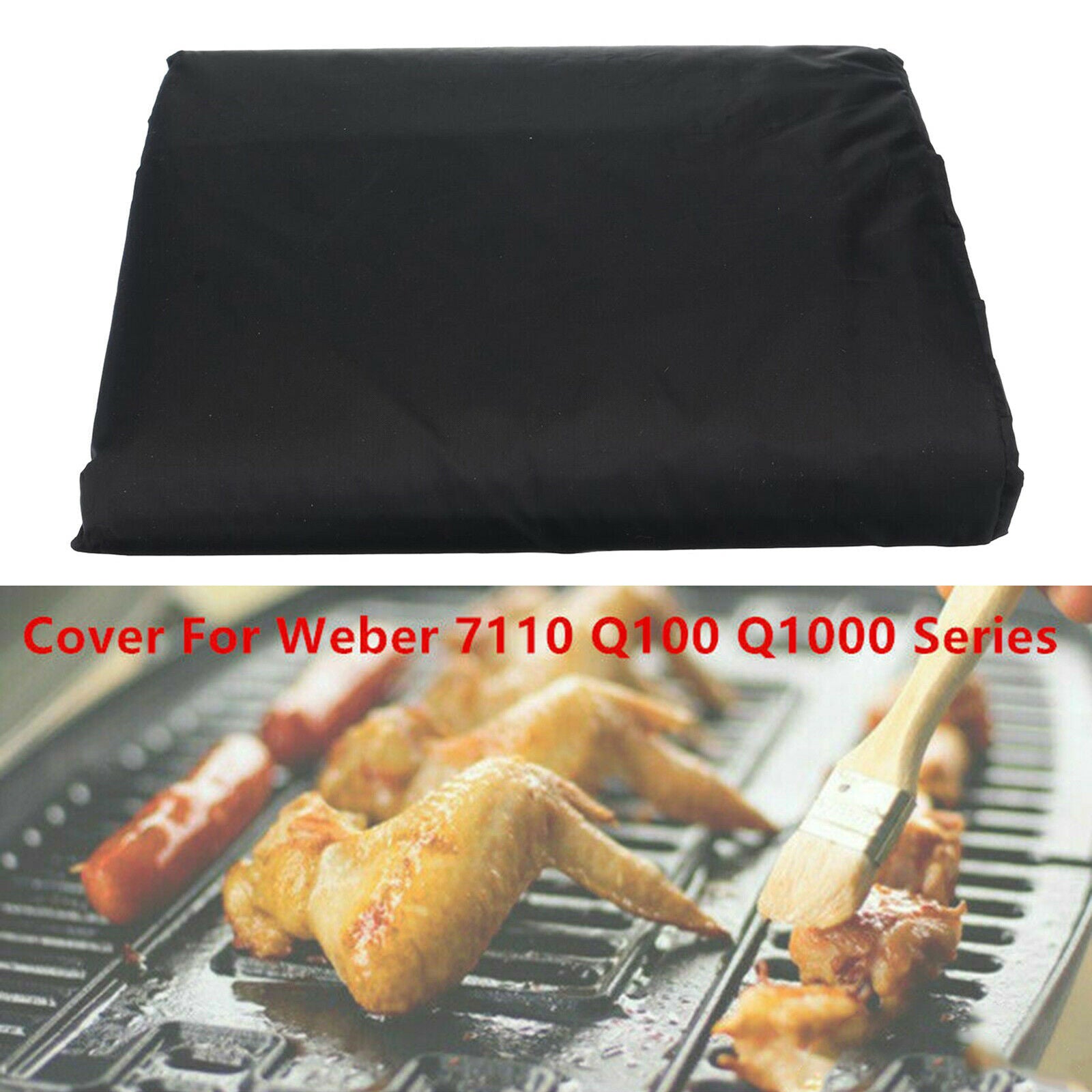Waterproof Oxford Fabric BBQ Grill Cover Fit for Weber 7110 Q100 Accessories