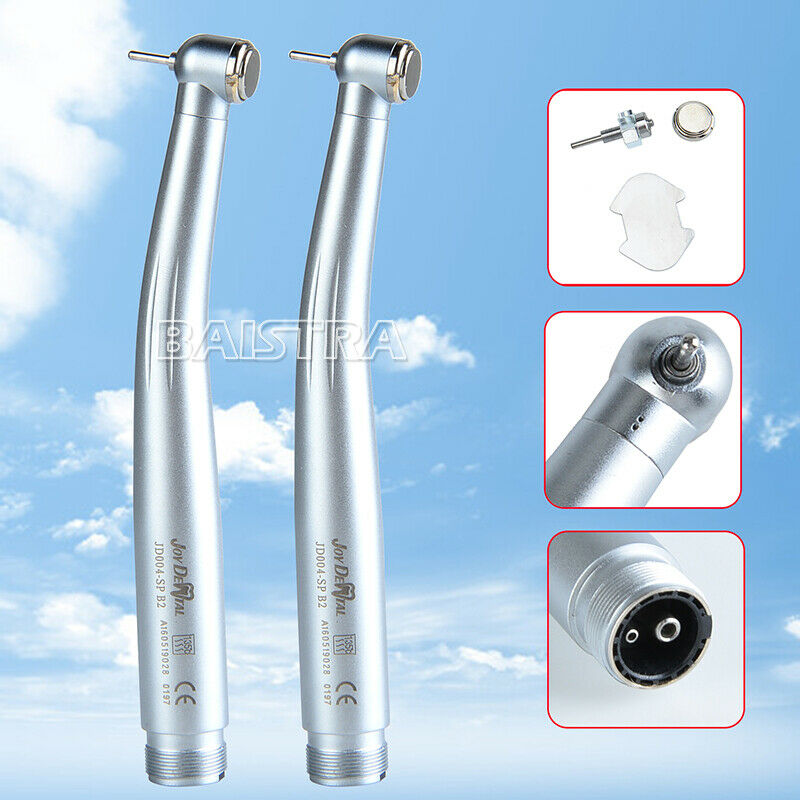 2X NSK PANA MAX Style Dental High Speed Standard Push Button Handpiece 2 Holes