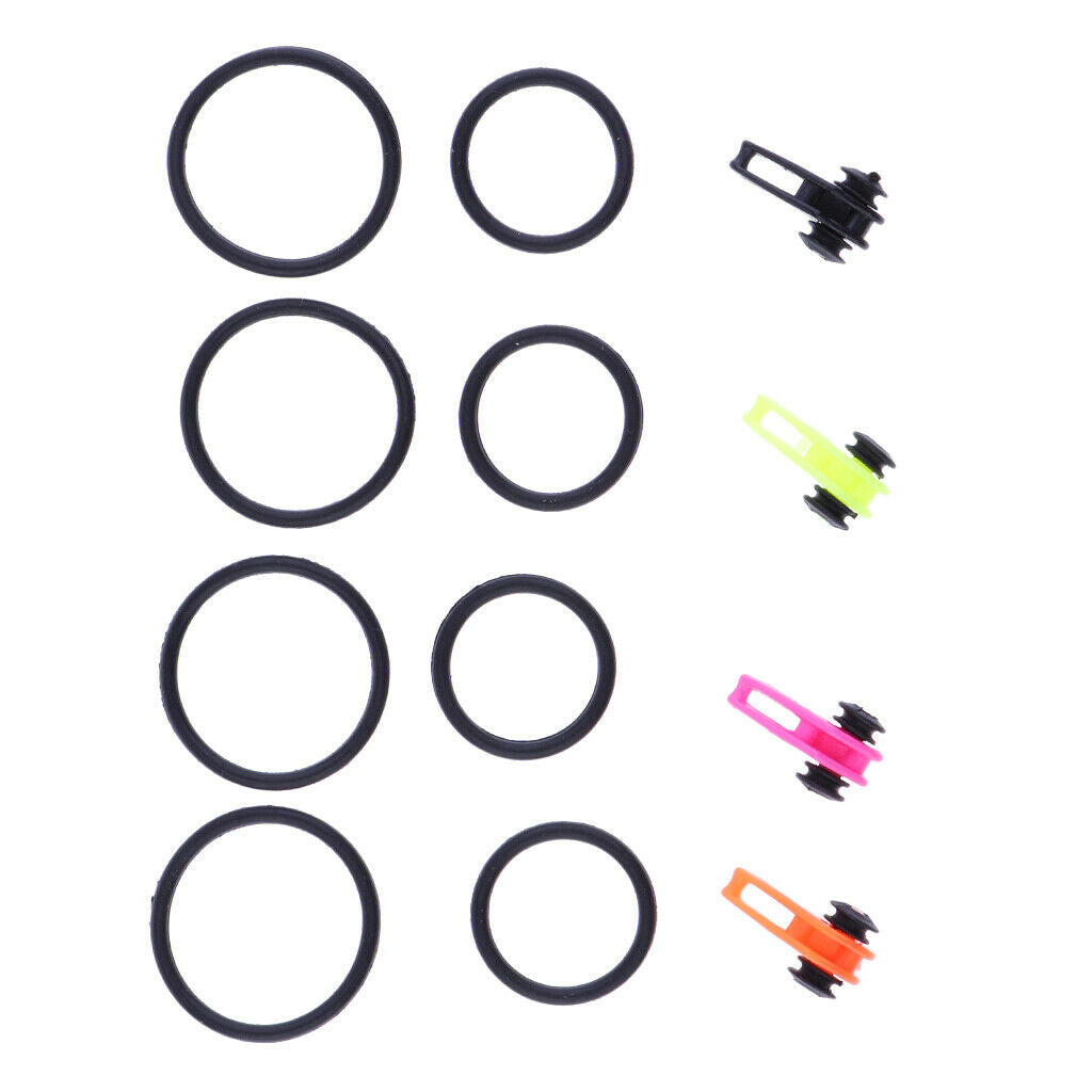 4pcs Multiple Color Fishing Pole Hook Keepers Bait Holders Safety Lures Jig
