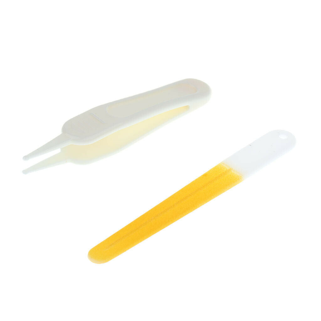 4Pieces Infant Nail Cutters Kit Finger Trimmer Set Grey Penguin Pattern PP
