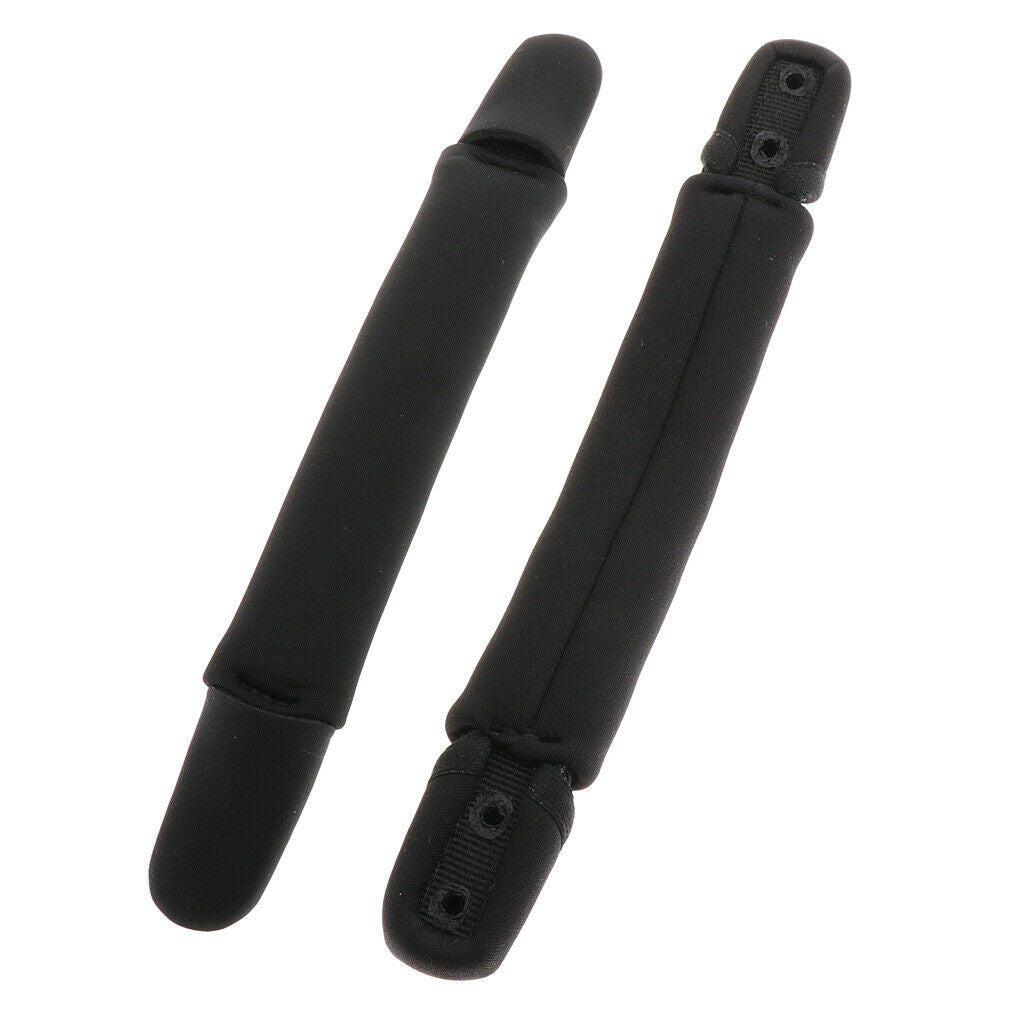 2 Pack Kayak Handles Neoprene Black Boat Accessories for Suitcase Luggage