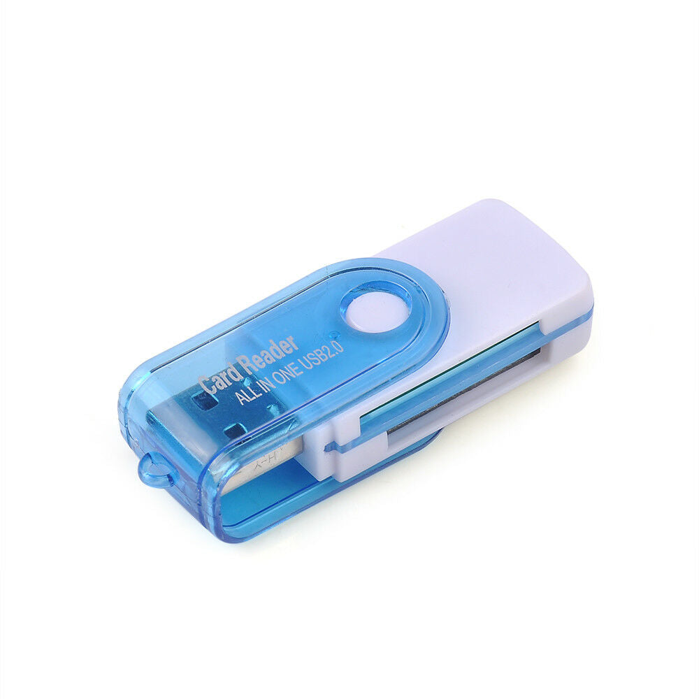 1xRandom 4-in-1 USB Memory Card Reader for MS MS-PRO TF Micro SD SDHC High Speed