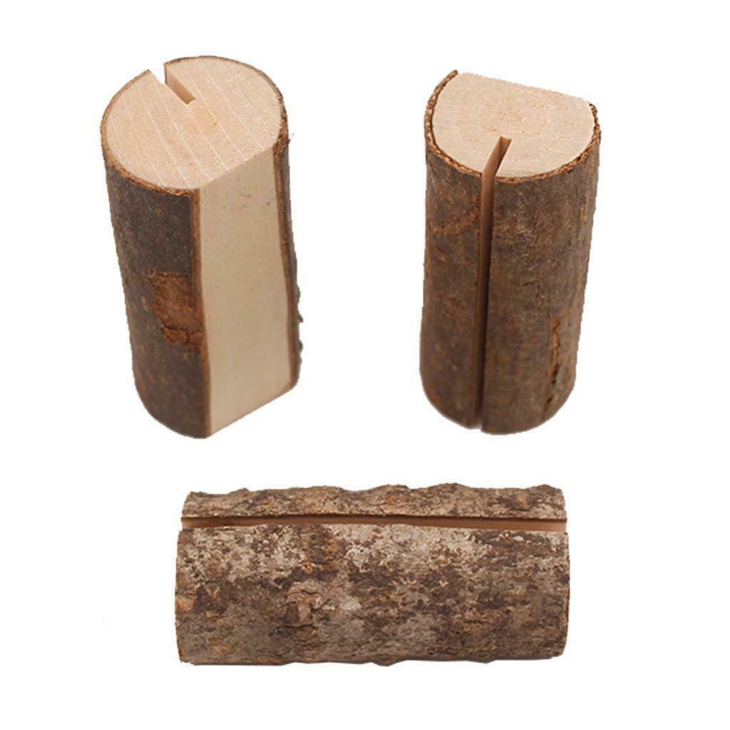 10Pieces Rustic Place Card Holder Party Table Card Holder Photo Display