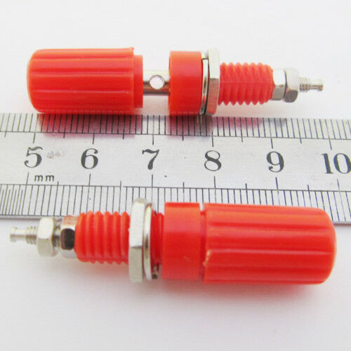 1x Red Binding Post Speaker Amplfier 4mm Banana Jack