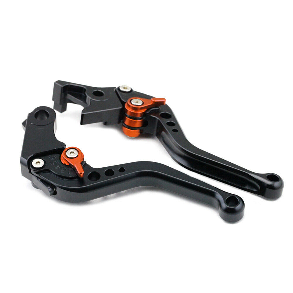 For SUZUKI GSX-S1000 / F/ ABS GSXS1000 2015-2021 Short Clutch Brake Levers Black