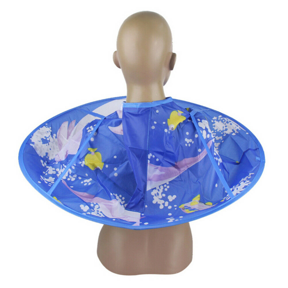 Sea Child Hairdresser Hair Cutting Cape Haircut Apron Cloak Clothes Waterp.l8