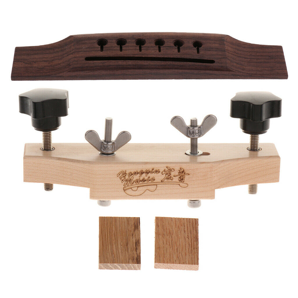 6 String Acoustic Guitar Left-handed Bridge Rosewood with Bridges Clamp