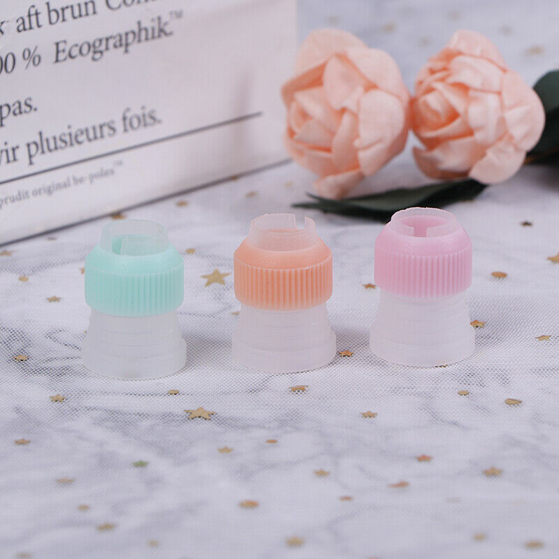 3 Pcs Butter tip converter Nozzle Connector Baking Tool For Cake Decorati.l8