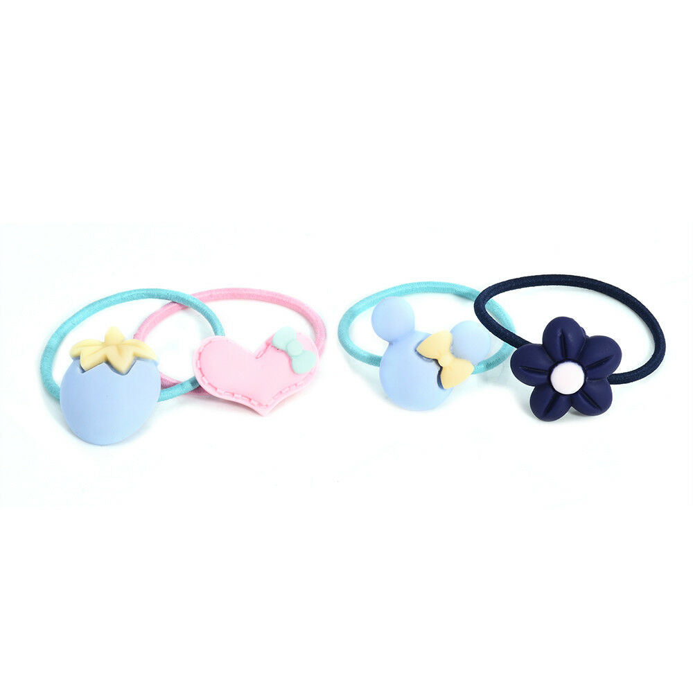 Baby Kids Hair Accessories 10x Girls Elastic Hair Band Ties Ponytail Holder Set