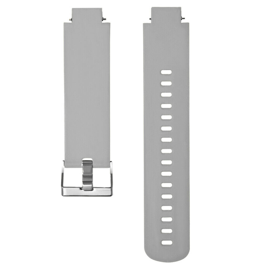 Silicone Smart Watch Band Replacement Strap for AMAZFIT Watch 3 Gray