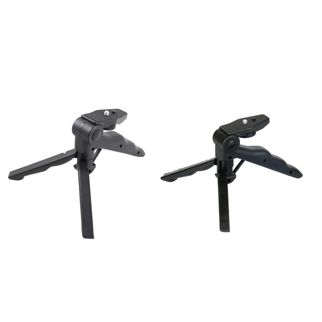 2x Universal Tabletop Hand Gun Grip Travel Stabilizer Stand DSLR Tripod