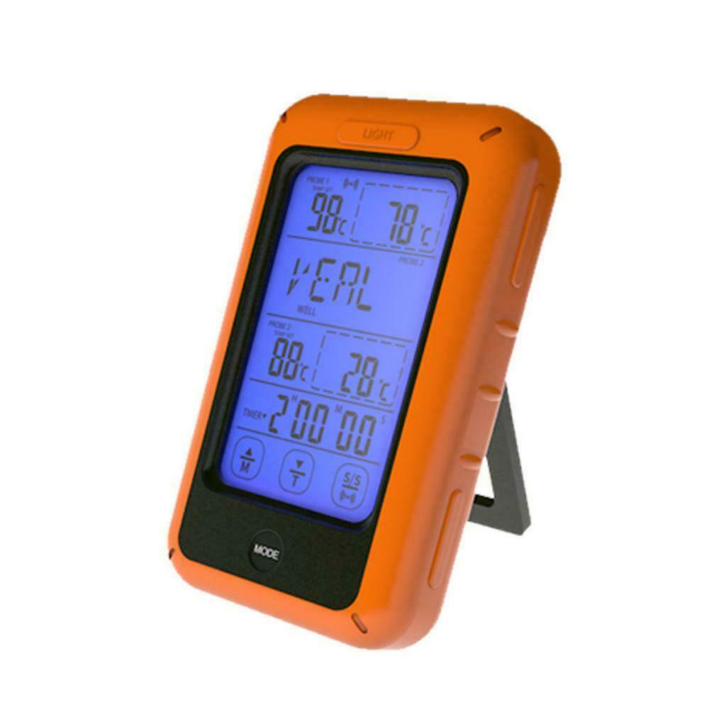 Wireless thermometer with probe temperature with sensor incl. Display LCD