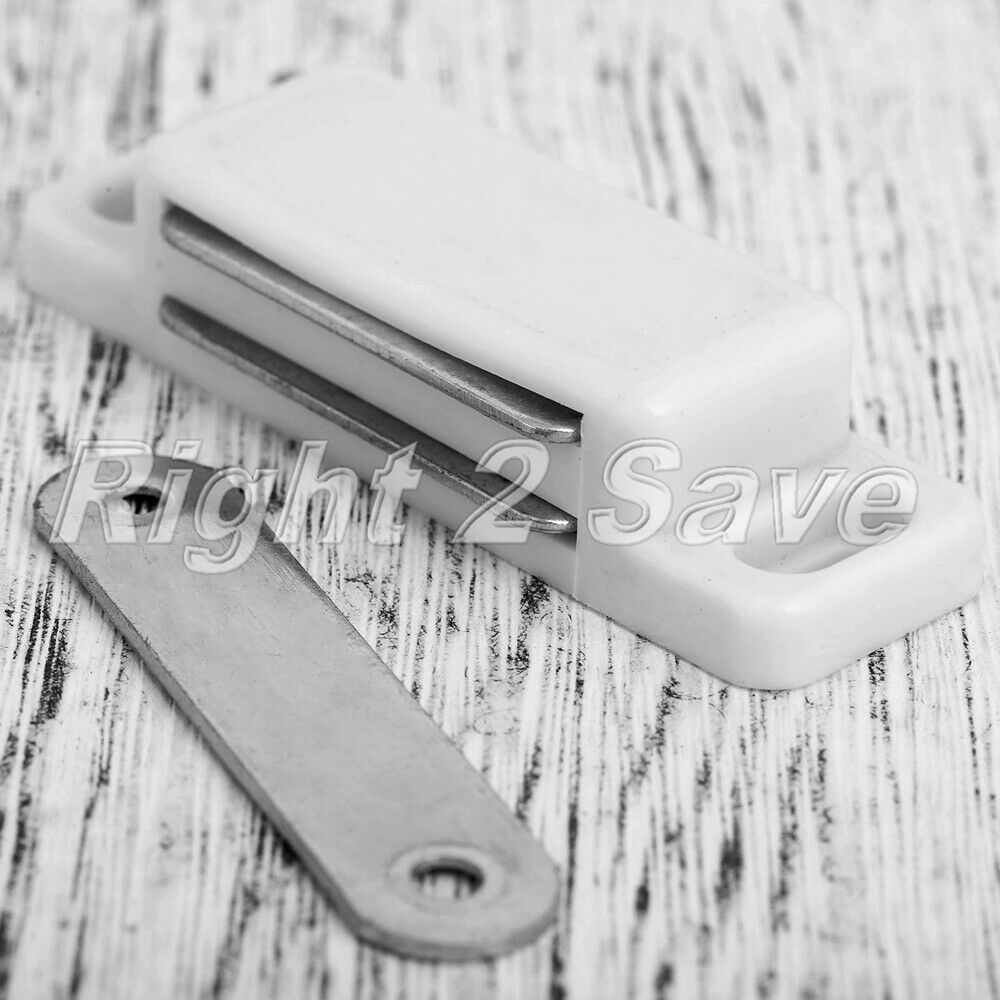 74*23mm Magnetic Cupboard Door Catch Strong Furniture Cabinet Latches & Screws
