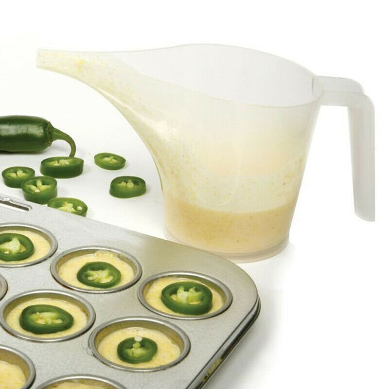 Tip Mouth Plastic Measuring Jug Cup Graduated Cooking Kitchen Bakery ToolB.DD