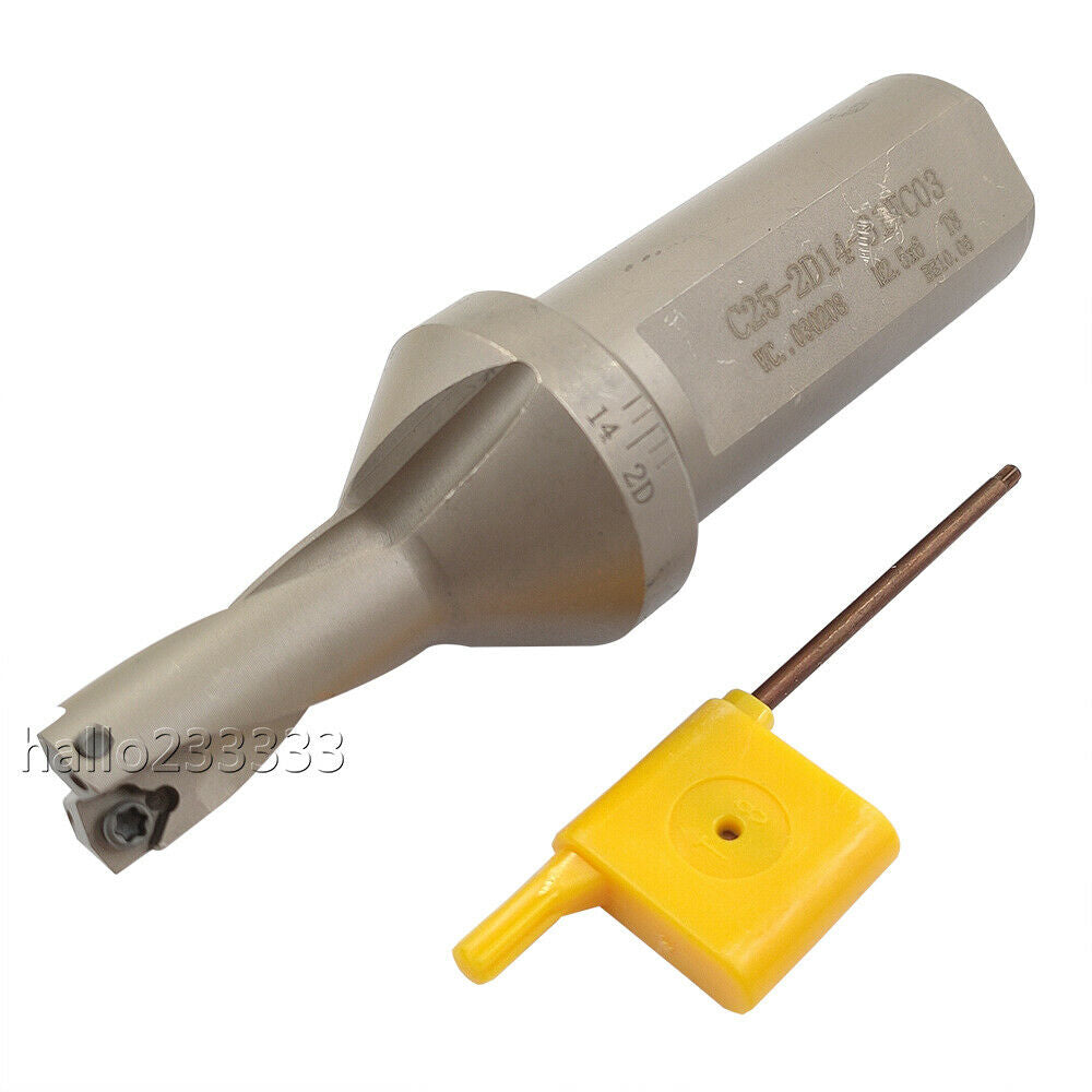 WC-14-2D-C25 U drill indexable drill Φ14mm C25-2D For WCMX030208 U drill insert