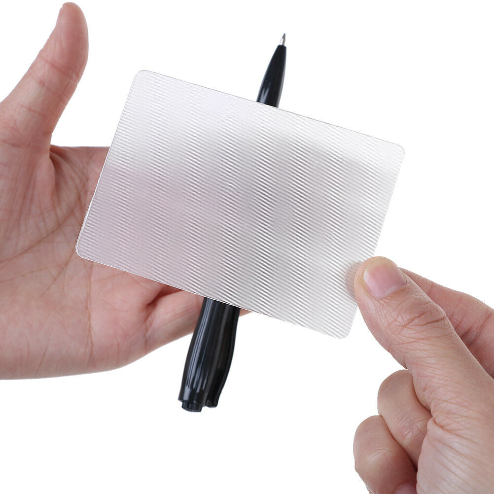 1pcs Lens card perspective distortion close up street magic tricks kids .DD