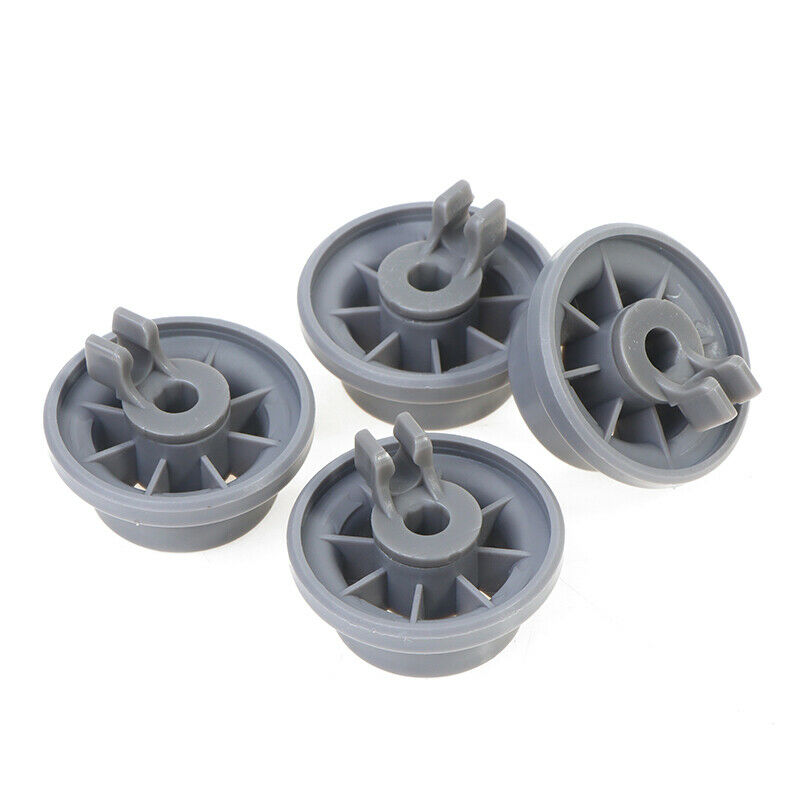 4pcs Dishwasher Lower Rack Basket Dishrack Wheel for Profilo/Bosch/Siemens/NBDA