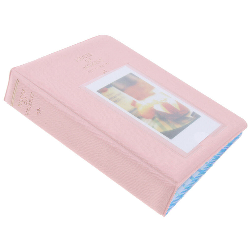 3" Photo Album Book for   Fuji Polaroid Instax Mini 8 50s Film -Pink