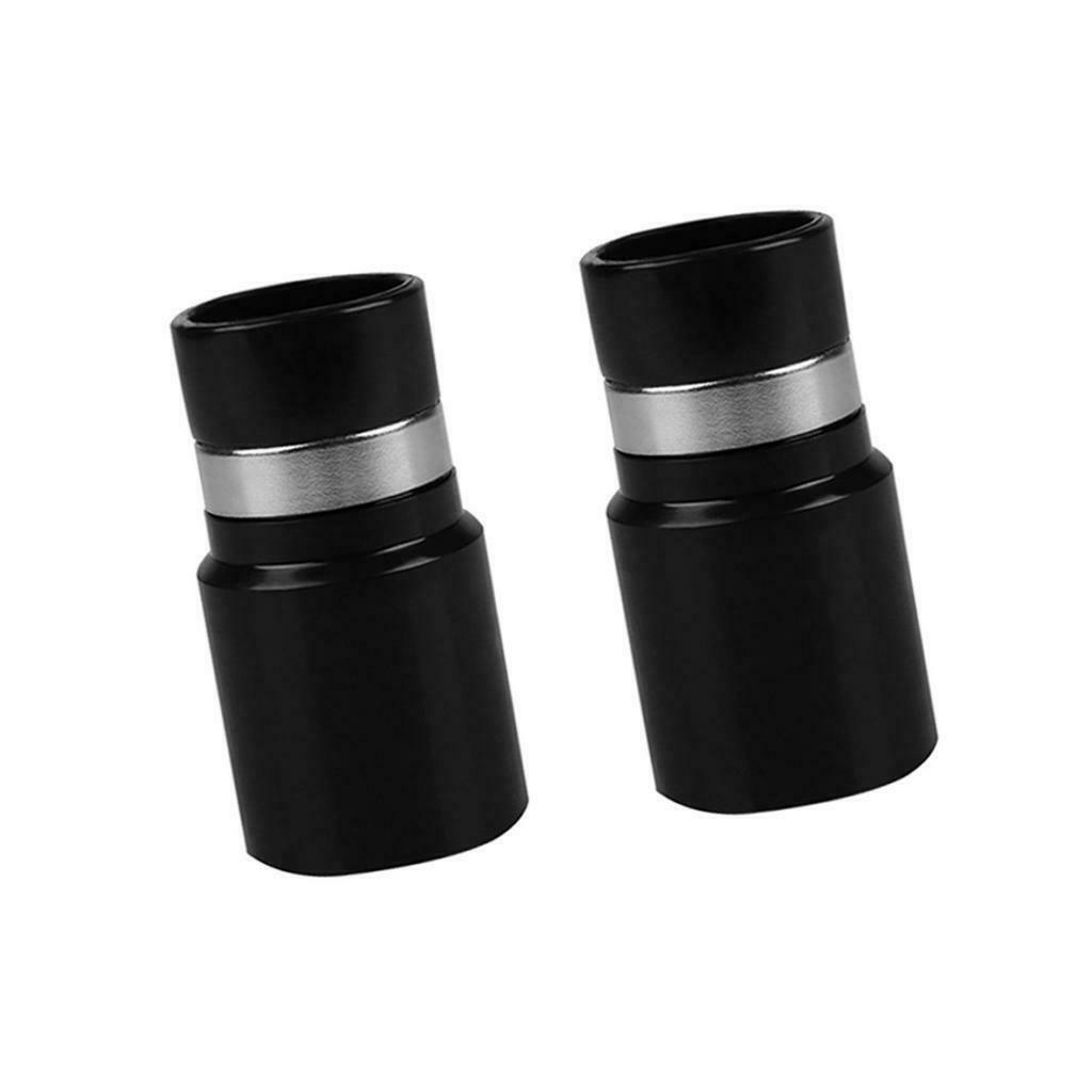 Pack of 2 Vacuum Cleaner Power Tool Dust Extraction Hose Adaptor 32mm Black