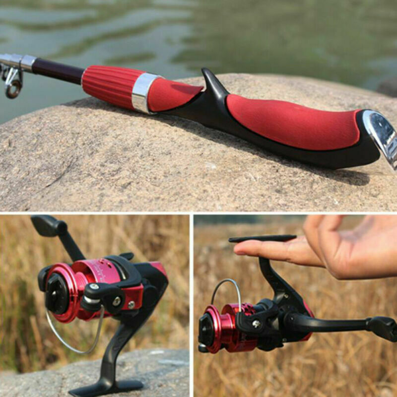 Spinning Fishing Rod and Reel Set Carbon Ultra Light Fishing Pole Tackle Tool