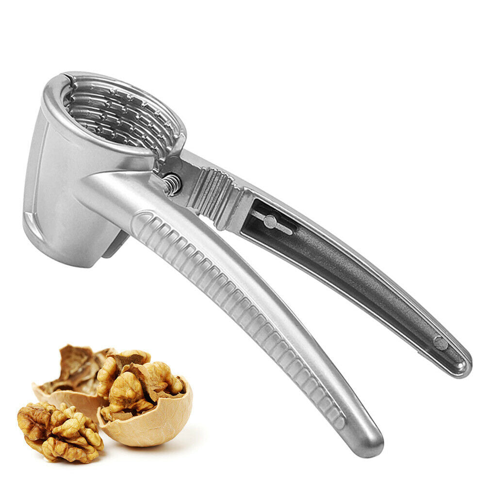 Nut Cracker Pecan Walnut Almond Plier Opener Tool Metal Sheller Aluminum Alloy