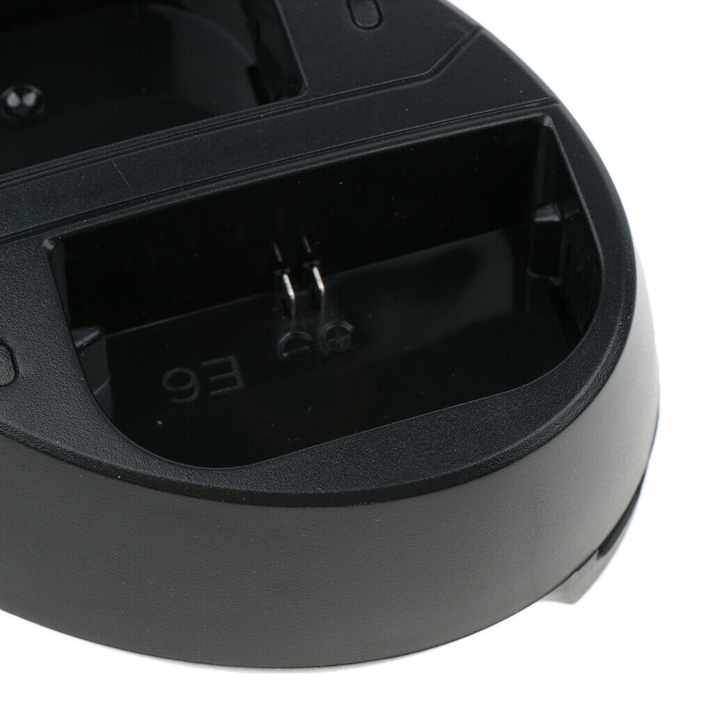 LP-E6 Dual Charger For Canon EOS 5D Mark II/III, 60D, 7D, 6D DSLR Cameras