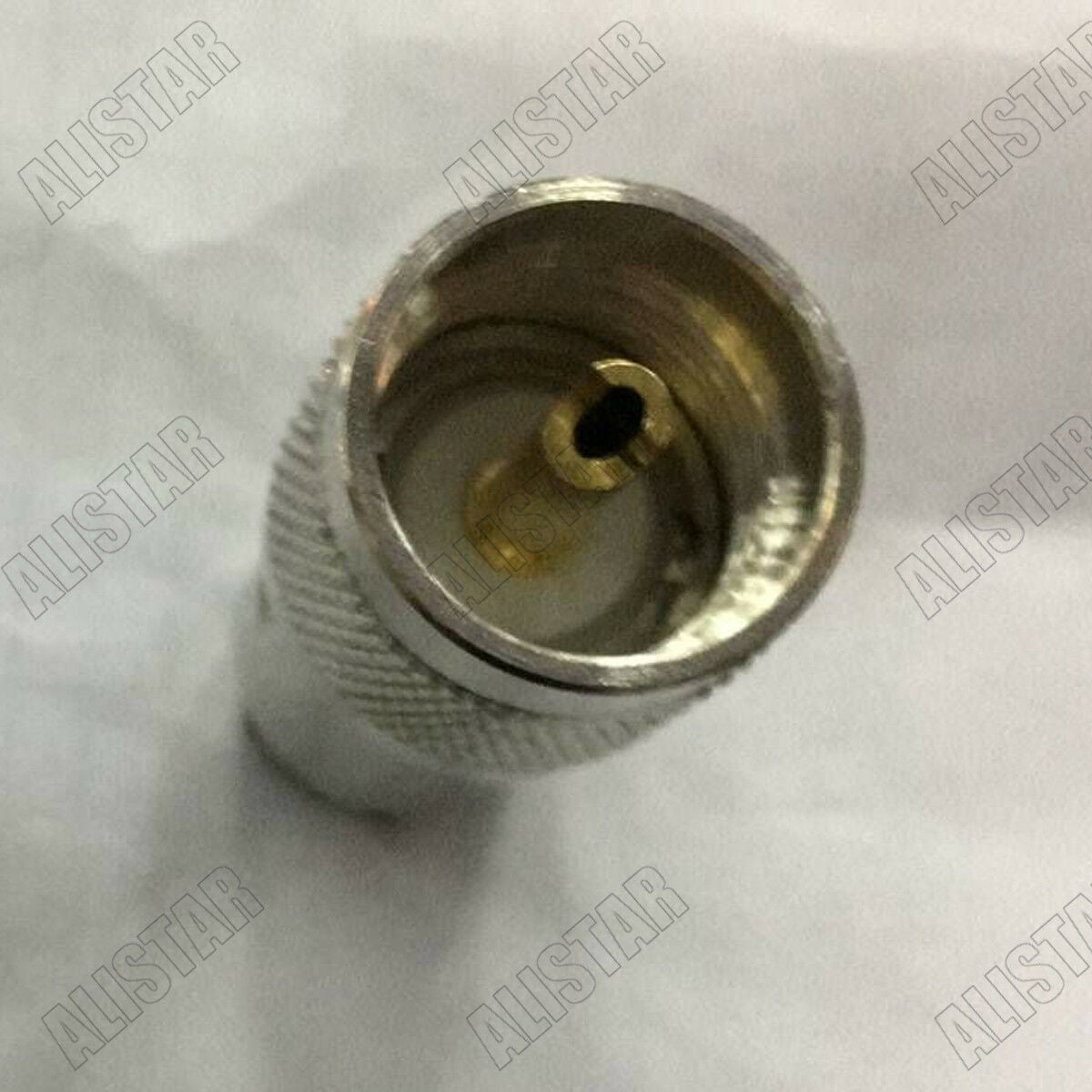 10Pcs PL259 UHF Male Clamp Connector For -5 5D-FB RG5 RG6 LMR300 Coaxial Cable