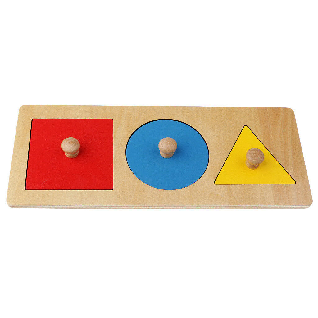 Kids Baby Geometry Educational Toys Puzzle Montessori Preschool Learning #10