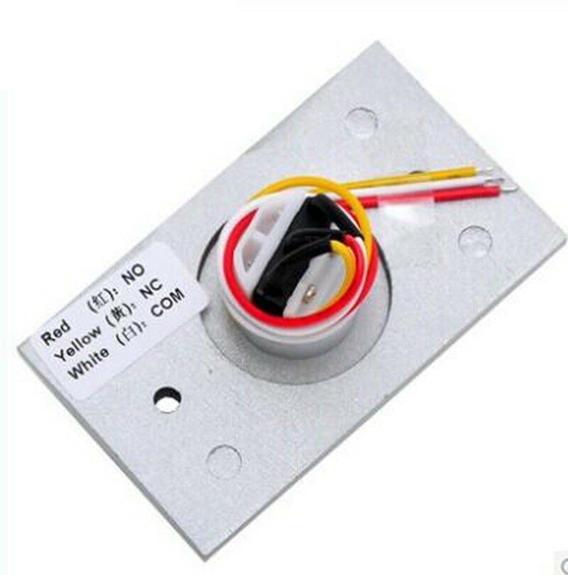 1PCS Push Button Switch For Electric Door Exits Gate Automatic 1NO 1NC Momentary