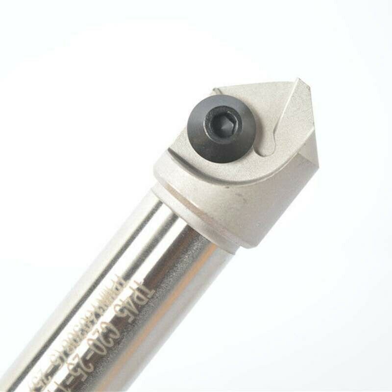 45° 5mm-25mm TP45C20-25-110 Chamfering drill tool holder For TPMN1603 inserts