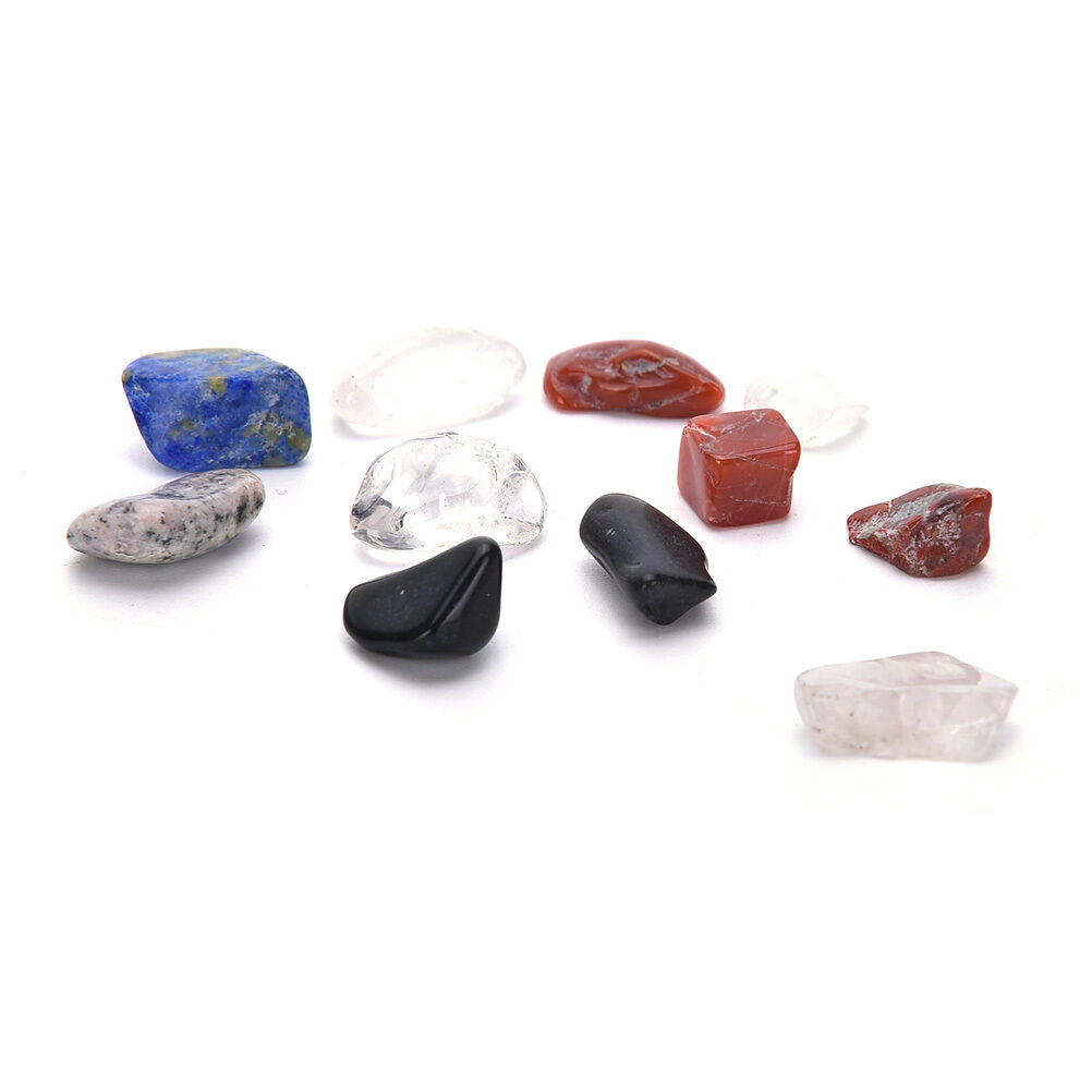 50G Natural Colorful Quartz Crystal Mini Stone Rock Chips Specimens Healing BDA
