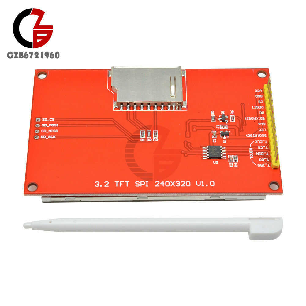 3.2" Inch 320X240 SPI Serial TFT LCD Module Display Screen +Contact Pane