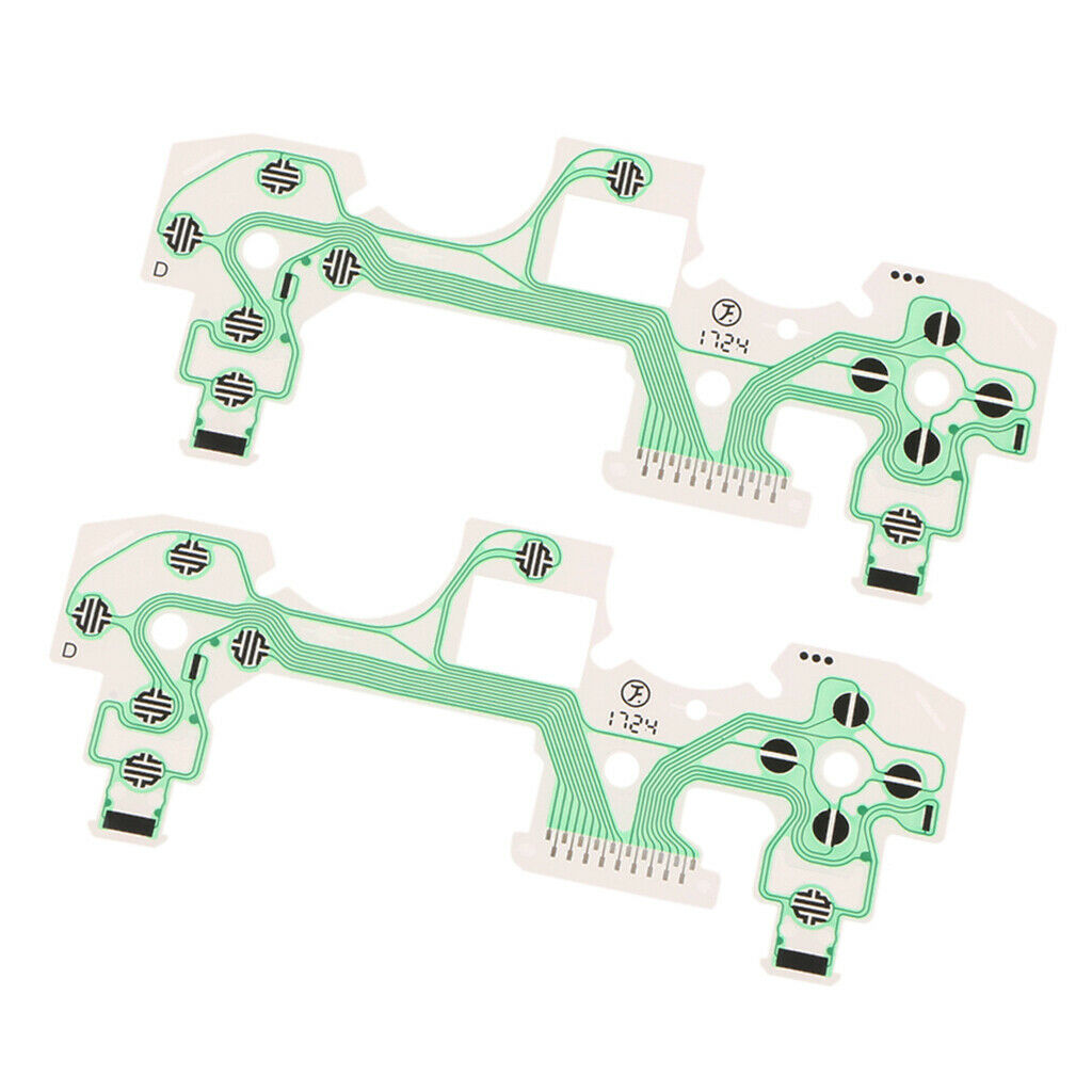 Prettyia 2 x Button Ribbon Circuit Board Film for PS4 Controller Dualshock 4