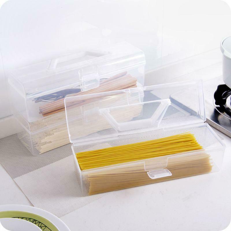 Kitchen Handheld Chopsticks Tableware Spaghetti Noodle Food Storage Box Pasta