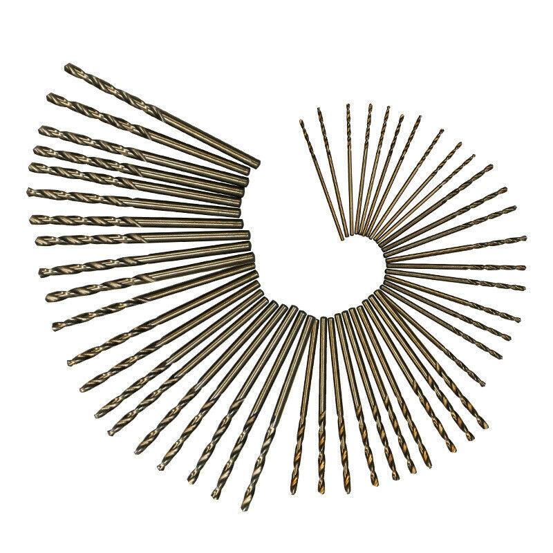 50 PCS HSS Mini Twist Drill Bits For Hard 1mm-3.0mm Drill Bit Tool