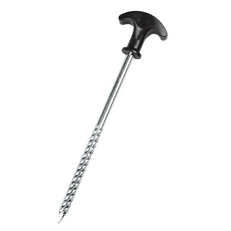 Tent Pegs Singles Heavy Duty For Camping Hiking Metal Stake Nail Trip Tent N FG