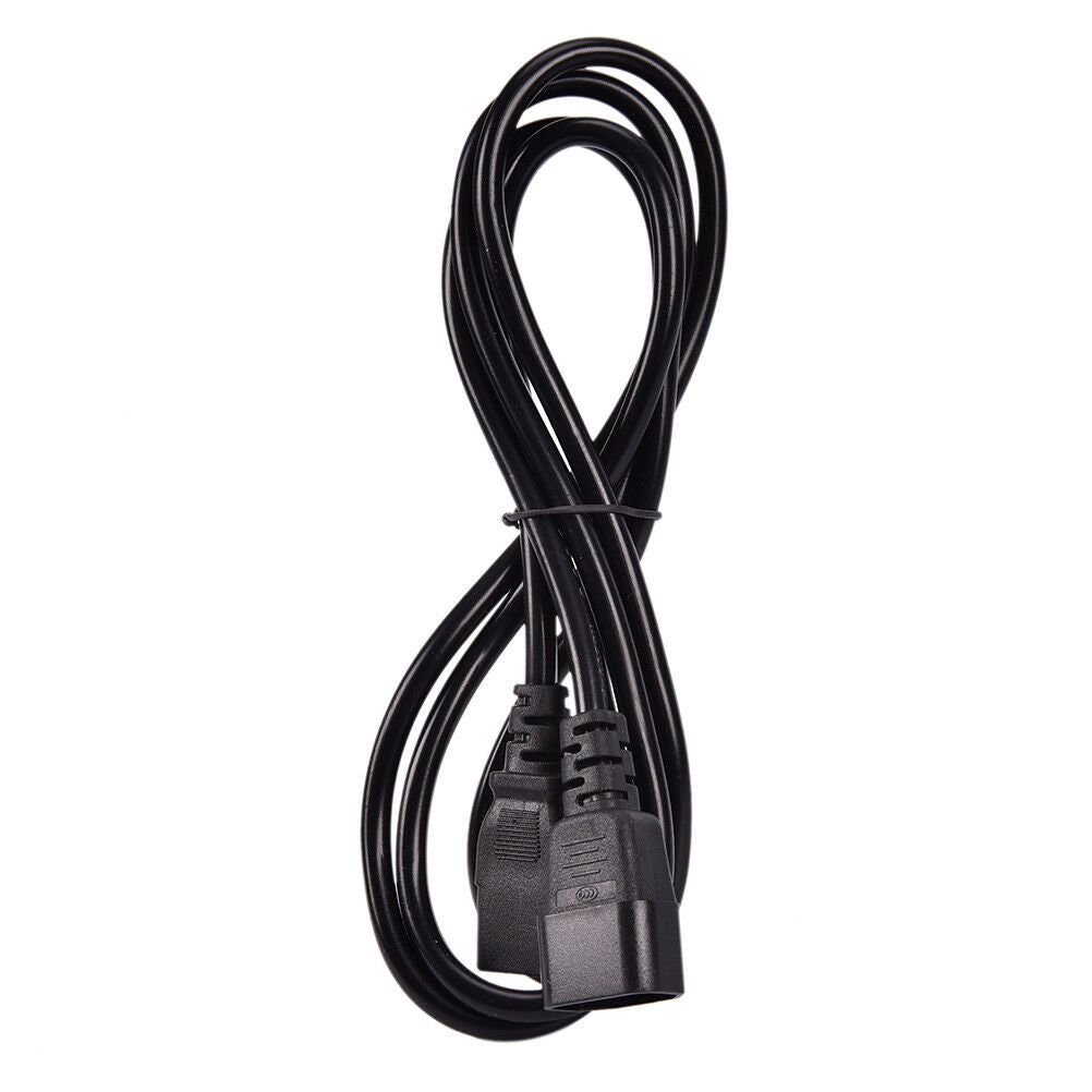 1.8m Power Extension Cable IEC Kettle Male to Female UPS Lead C13 - C14BDAU