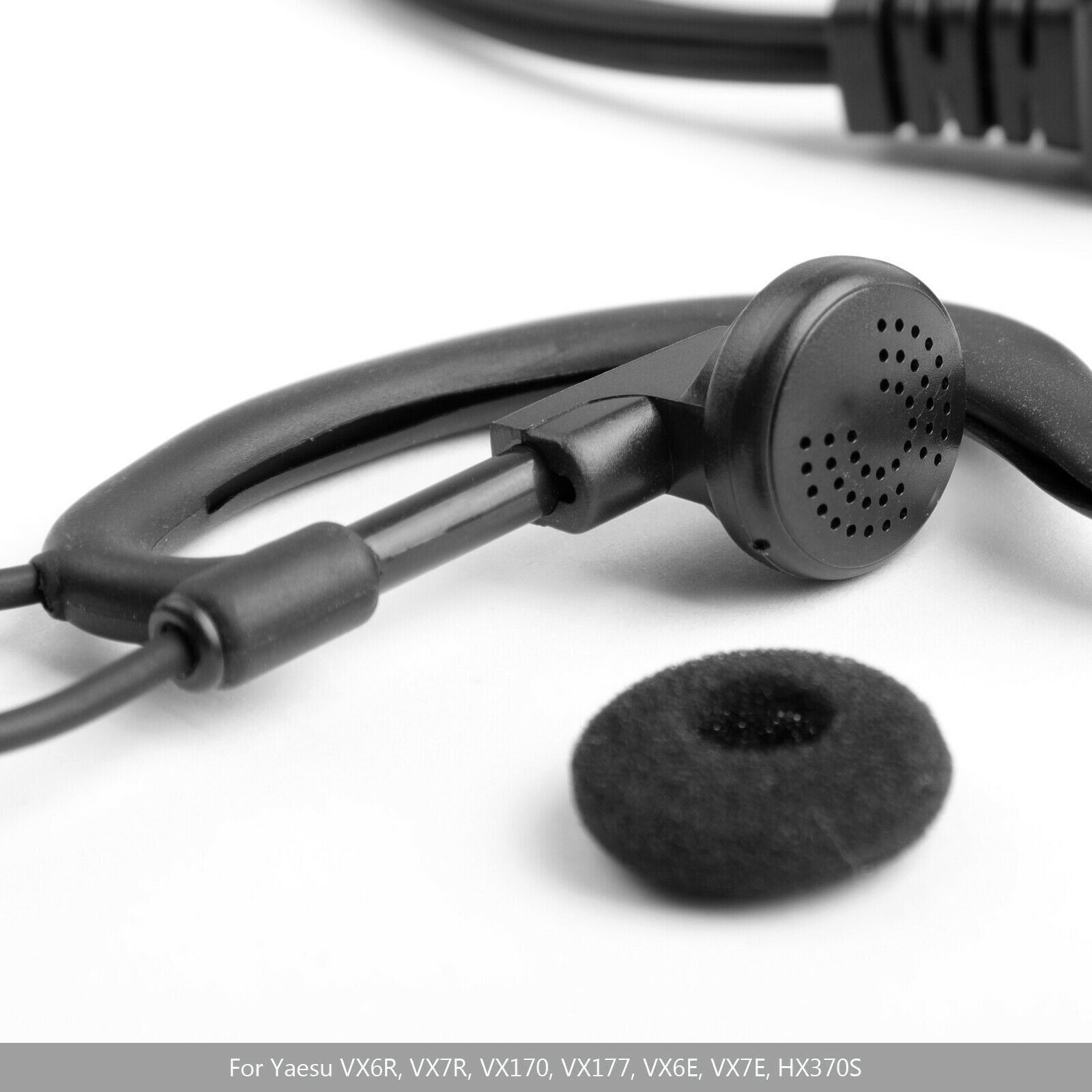 3.5mm G-Shape Earpiece PTT Mic Headset For Yaesu VX6R VX7R VX170 VX177 VX6E  CA