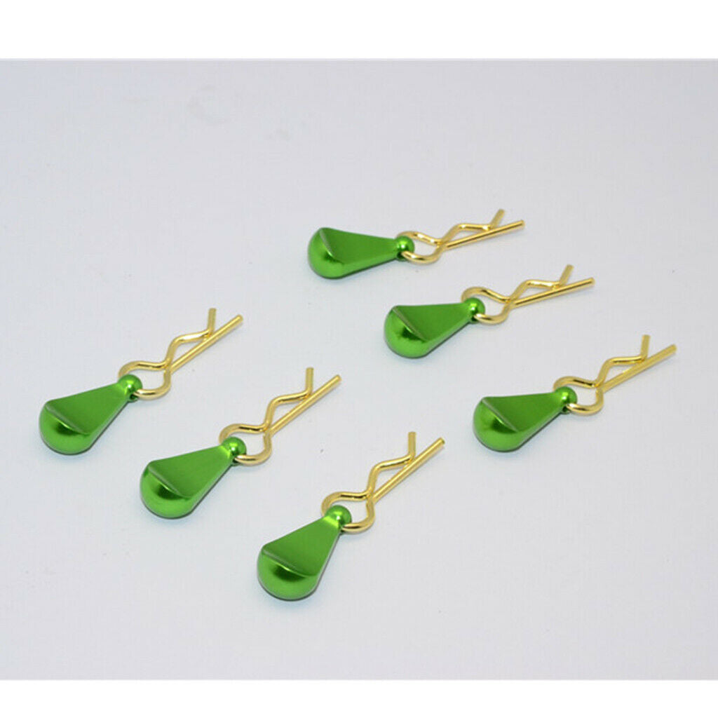 1/8 1/10 RC Car/Truck/Buggy/Crawler Metal Body Clips R-shape Upgrade Parts