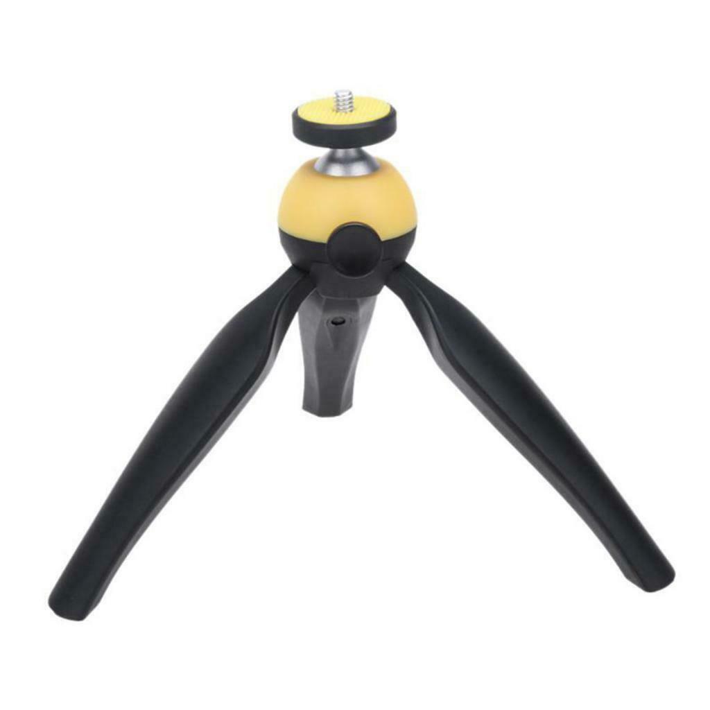 Portable Mini Travel Tabletop Tripod Stands Holder For Digital Camera Yellow