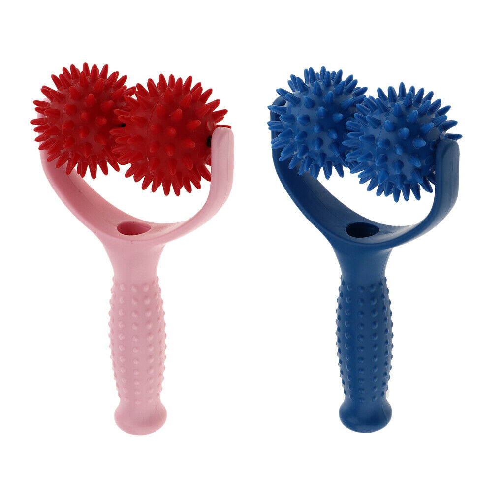 2 Pack Y Shaped Roller Massage Ball Massager Hand Muscle Soreness Relief
