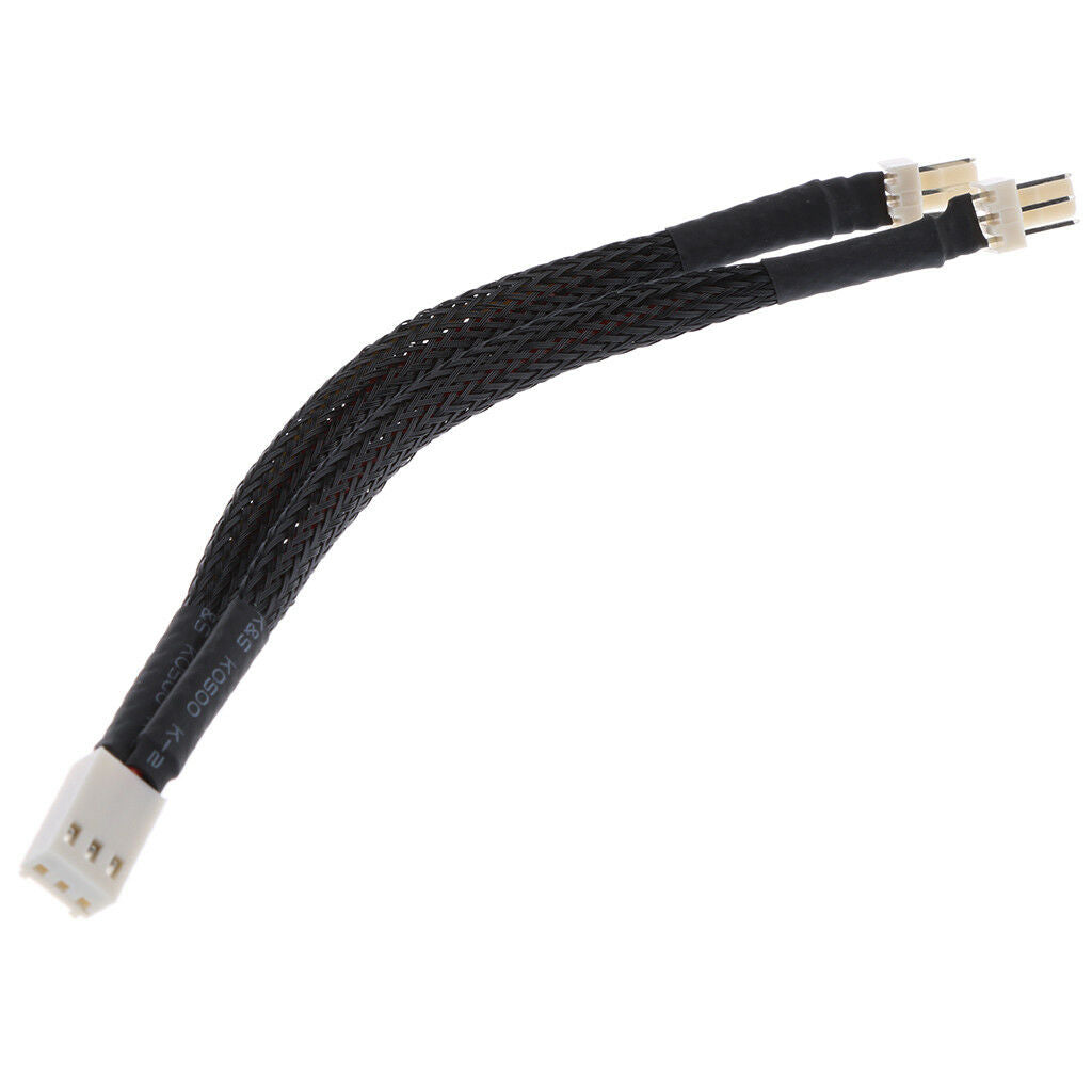 Computer PC 3Pin Fan Power Y Splitter Cable Lead Wire Connector Adapter