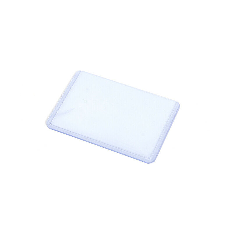 1pc Simple Transparent Plastic Name Card Cover Bank Card Holder Name Card Co KX