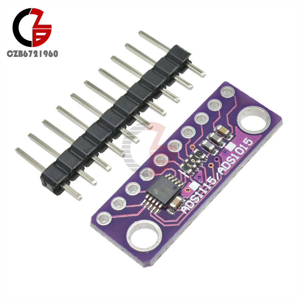 ADS1015 12-Bit I2C 4 Channel Converter Module ADC+PGA Development Board 2-5V